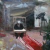 END OF THE CARPET, 40 x 36 cm, oil on canvas, 2019 thumbnail